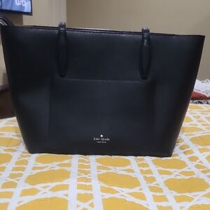 Kate Spade Black Tote Bag In EUC